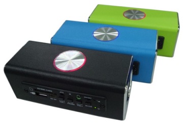 Portable usb mini  travel  radio speaker