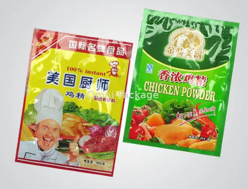 Plastic Food Flexible Packaging Bag With 13 Colors Gravure Printing For Chicken Powder