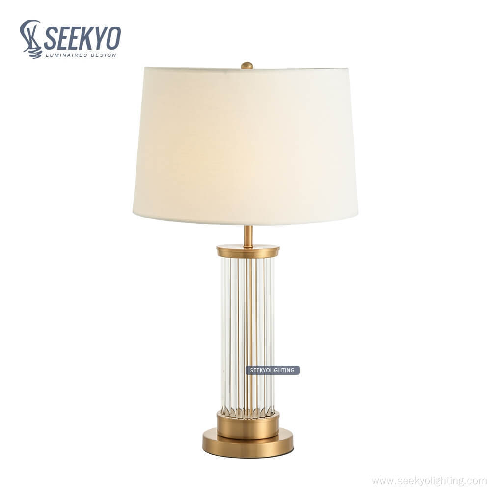 Luxury Deco style Glass Stick Body Table Lamp