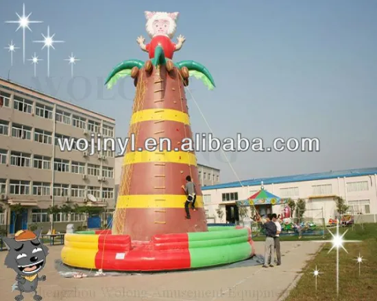 Hot sale inflatable climbing wall/inflatable rock wall products