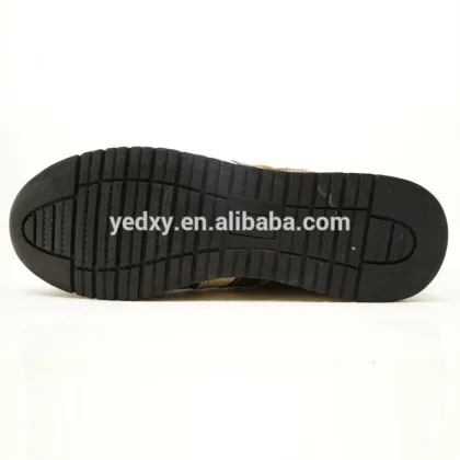 cotton fabric lining leather upper fashion leather sports shoes for men