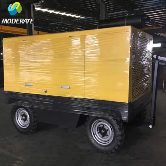 194KW Moveable Diesel Power Screw Air Compressor