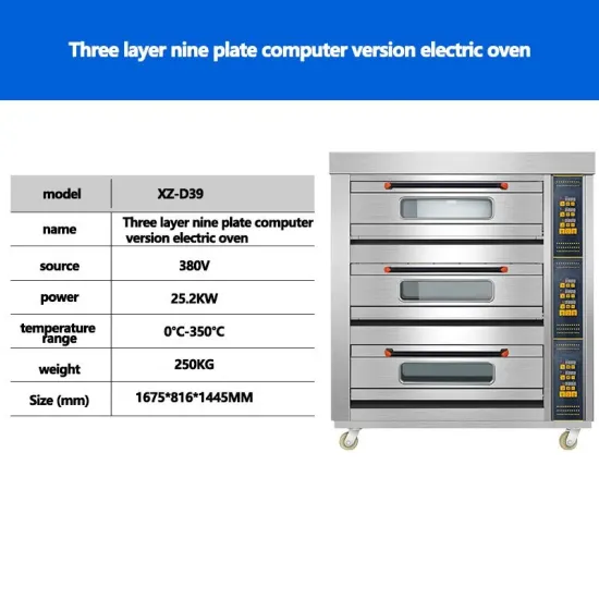 Electric Oven Commercial One Layer Double Plate Large Capacity Large Moon Cake Bread Pizza Cake Baking Oven