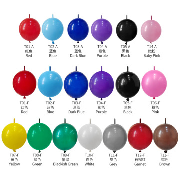 Wholesale Retro Color Standard Tail Latex Balloons - 10 to 12 Inches