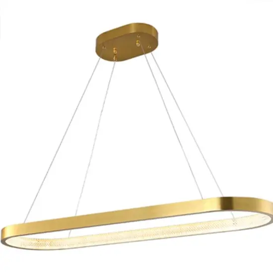 INSHINE Long Annular Brass Pendant Light