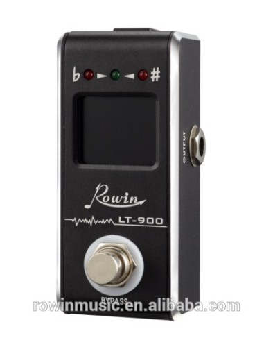 2015 hottest rowin LT-900 all-metal case guitar pedal tuner, sophisticated fashion design