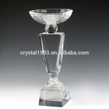 Factory wholesale drill K9 Crystal Cup Shape Blank Trophy Cup