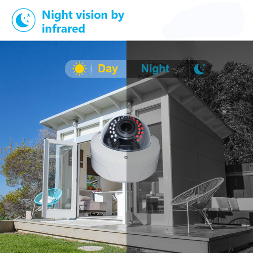 OEM Vandal-proof 4.0MP CCTV IR Dome IP Camera