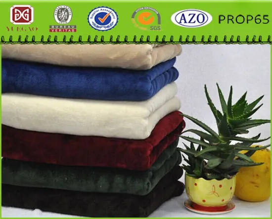 Super soft high quality travel fleece blanket