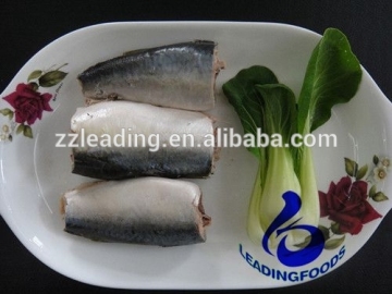 Canned Fish Product Best Quality Private OEM Flavored Canned Brine Jack Mackerel