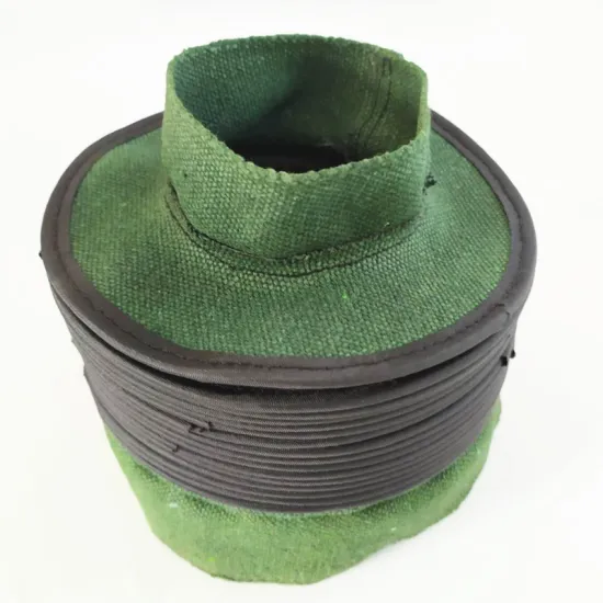 High-Quality Dust-Proof Canvas Zipper Circular Bellows Protective Cover