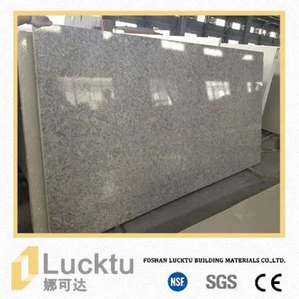 High quality artificial quartz stone with particle stone board from china