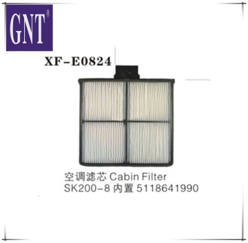 excavator SK200-8 cabin filter