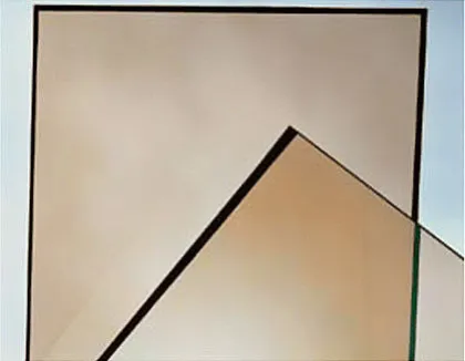 Architectural Reflective Coated Glass, Building Windows Safety Tempered Glass With Polish Edge