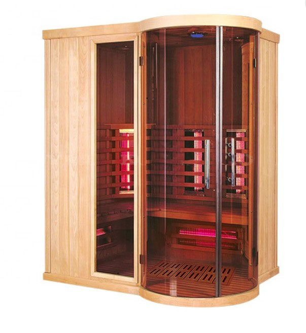 Sauna infravermelha ao ar livre usa o mais recente estilo uma pessoa de corpão inteiro sauna infravermelha