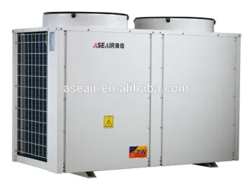 Max 75 degree, high temp hot water air source heat pump