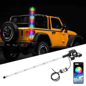 24V Truck Universal Colorful Antenna Warning Light - Automotive Motorcycle Decoration