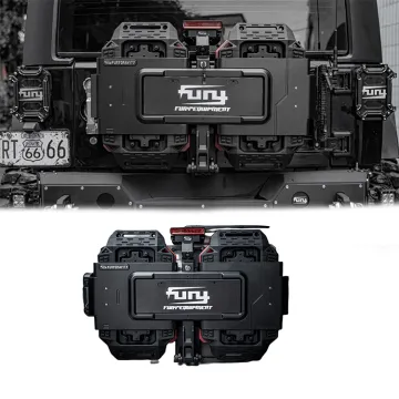 Aluminum Alloy Tailgate Equipment Group for Jeep Wrangler Fury 2018+ JL Accessories