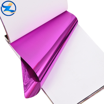 Colored rigid PVC sheet for packing and printing