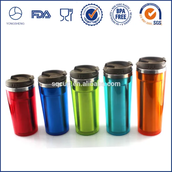 Newest double wall stainless steel starbucks mug with new spill proof lid