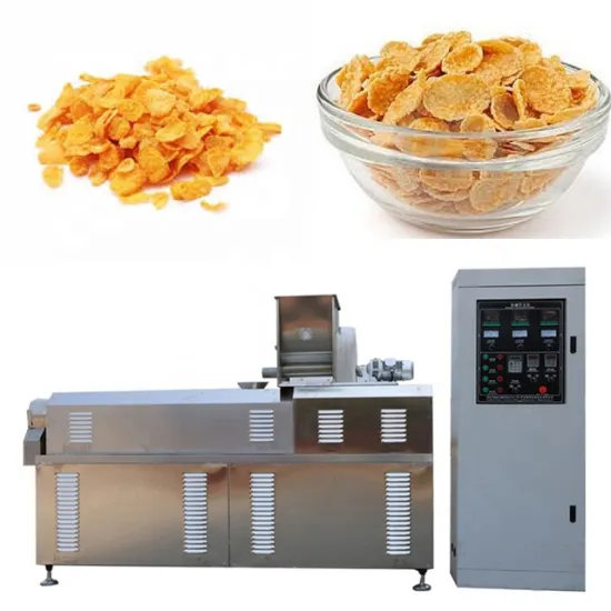 China Manufacturers of Corn Flake Food Extruder Production Line for Breakfast Cereal Making