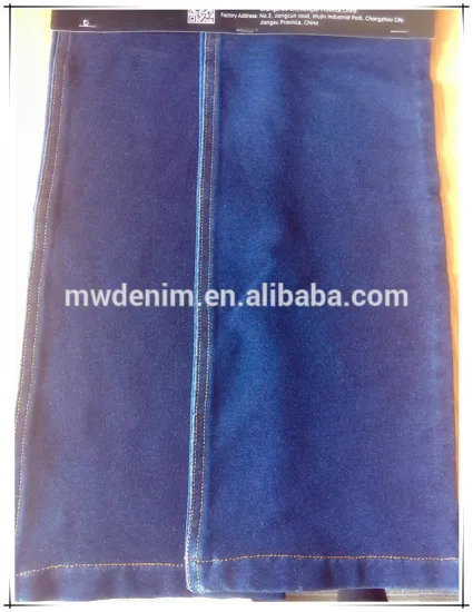 knit denim indigo inclined terry