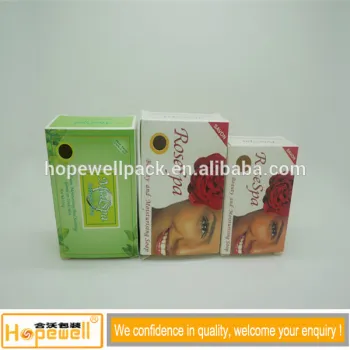 Colored cosmetic box packaging