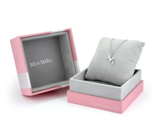 Necklace or Watch Packaging Velvet Pillow Gift Box