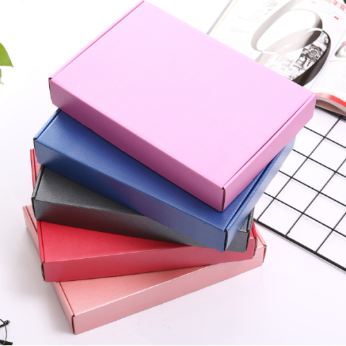 colorful corrugated packaging shoe gift box