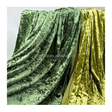 Polyester Spandex Silk Velvet Fabric - Crushed Stretch Velour, Ice Velvet, Diamond KS Fabric