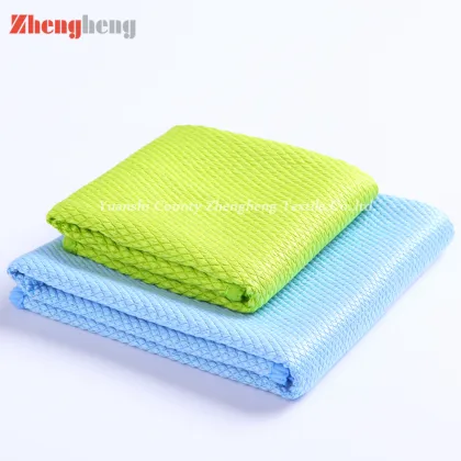 Fish Scale Shape Microfiber Towels