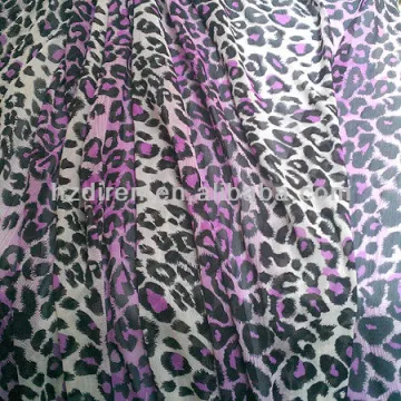 100% polyester digital printed silk Chiffon fabric