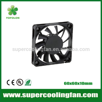 60x60x10mm 12V ball bearing DC Axial Fan 60mm cabinet dc cooler