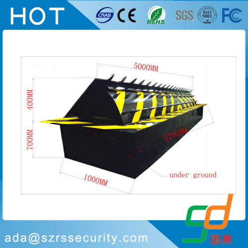 roadway safety traffic remote automatic hydraulic blocker