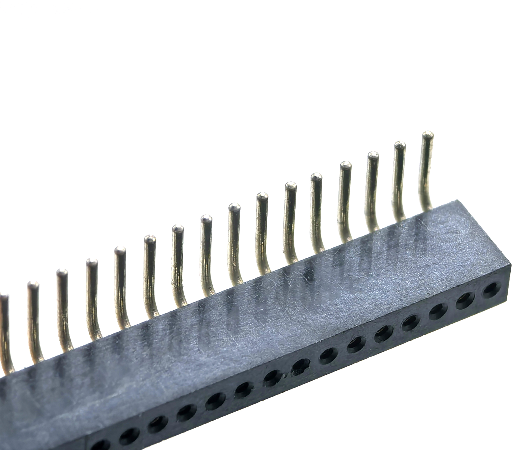 1.27mm Pitch Machined Female header Right Angle