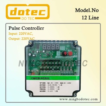 12 Channel 220V Bag Filter Pulse Jet Controller For Baghouse Bag Filter Dust Removal