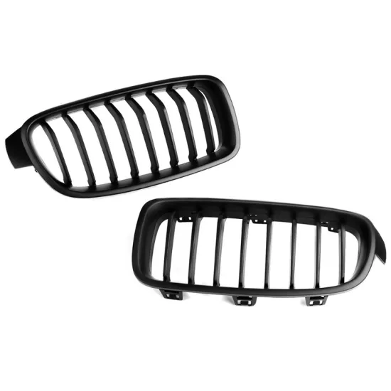 Gloss/Matte Black Car Front Bumper Mesh Grille for BMW 3 Series F30 2012-2019 Wholesale
