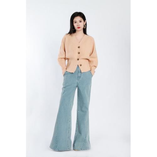 Casual Long-sleeved Woolen Cardigan