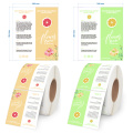 PP/PE Cream Cream Printing Label