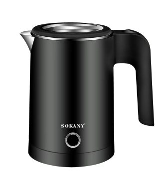 Stainless Steel Electric Water Kettle with Tea Bells and Gooseneck Pour Over Coffee Maker Set