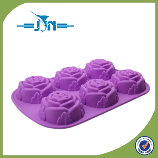Rectangle/Rose flower Shape handmade silicone soap molds
