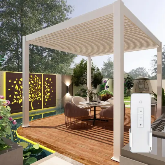 Traditional Aluminium Garden Pergola
