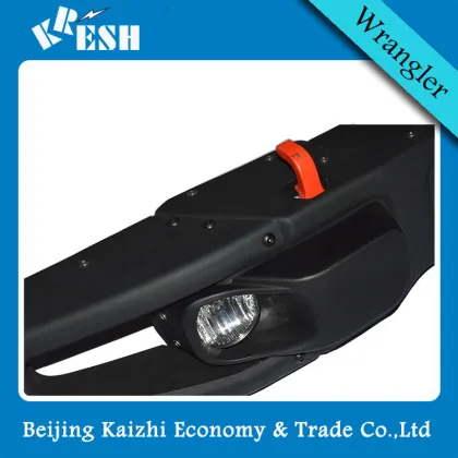 China real manufacture jeep wrangler accessories jeep parts auto parts jeep wrangler front bumper on sale