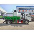 Round tank kitchen Barreled garbage collection truck