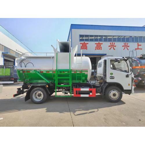 Round tank kitchen Barreled garbage collection truck