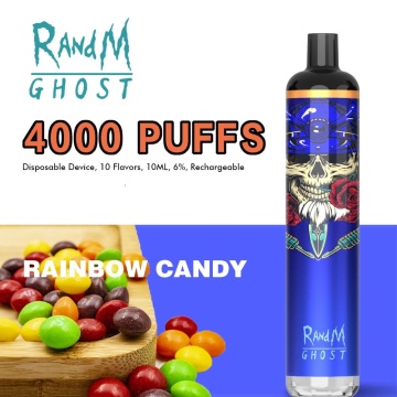 Authentic 4000 puffs RandM Ghost Disposable vape Cigarette