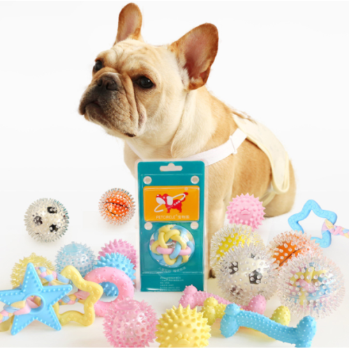 Прочная жевать резиновые игрушки для собак