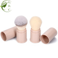 Bushs de maquillage de contour rétractable poudre Kabuki brosse