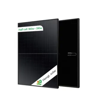 Full Black Shingled Mono Solar Panels 400-480W in Rotterdam EU Warehouse