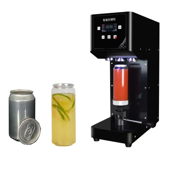 High-Speed Automatic Aluminum Beverage Can Seaming and Sealing Machine for 55mm Cans
